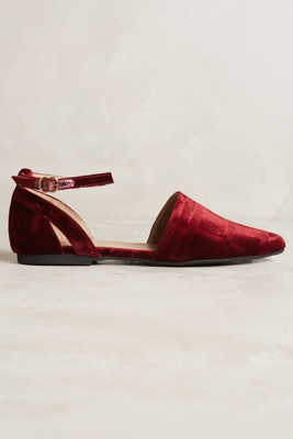 KMB Velvet D'Orsay Flats