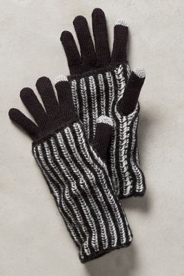 Stripe Cuff Gloves