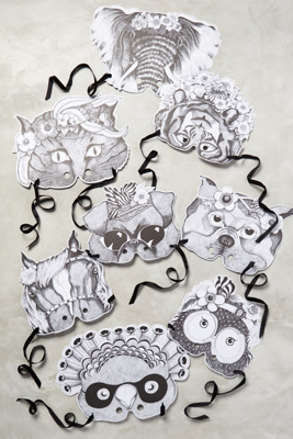 Wild Masquerade Mask Set