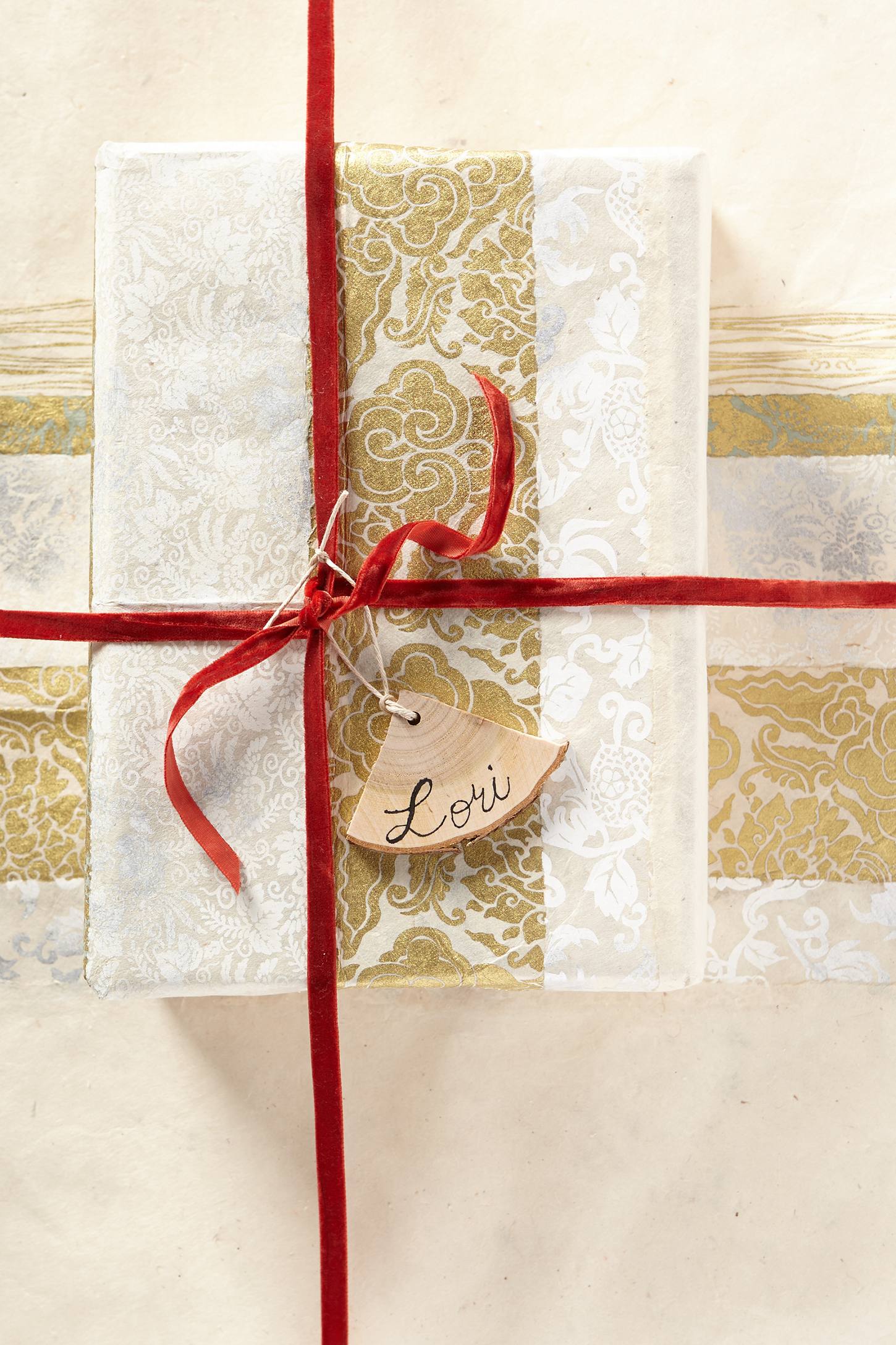 Handmade Striped Gift Wrap