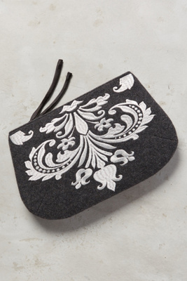 Embroidered Gigue Pouch