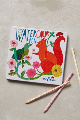 Watercolor Pencils Tin