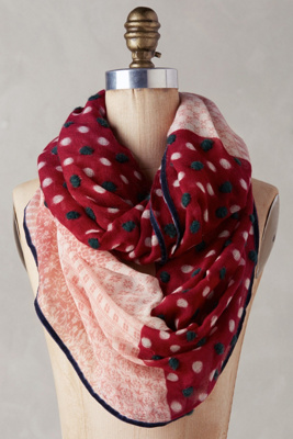 Austina Spotted Infinity Scarf