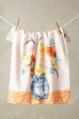 Pretty tea towels brighten up any kitchen
