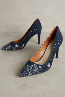 Billy Ella Embroidered Star Pumps