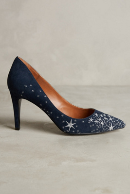 Billy Ella Embroidered Star Pumps