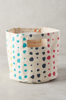 Painted Spots Basket