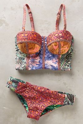 Gorgeous patchwork bikini