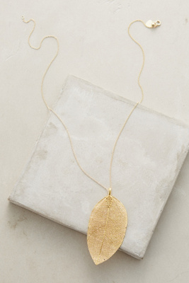 Golden Leaf Necklace