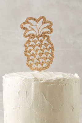 Pineapple cake topper