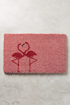 Flamingo Love Doormat