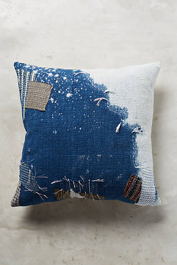 Charles Galatis Indigo Boro Pillow