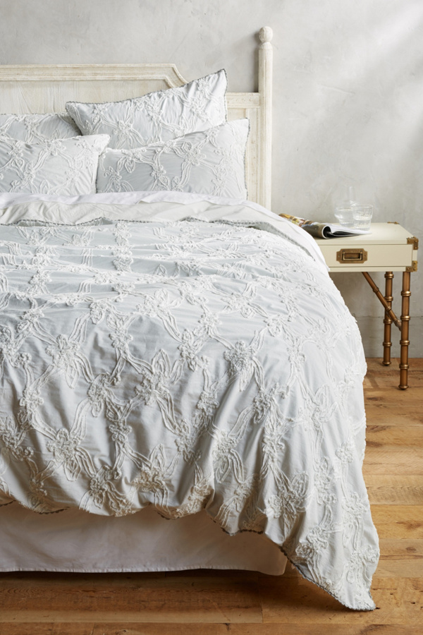 Embroidered Pointilliste Duvet Cover Anthropologie 2019 Trends