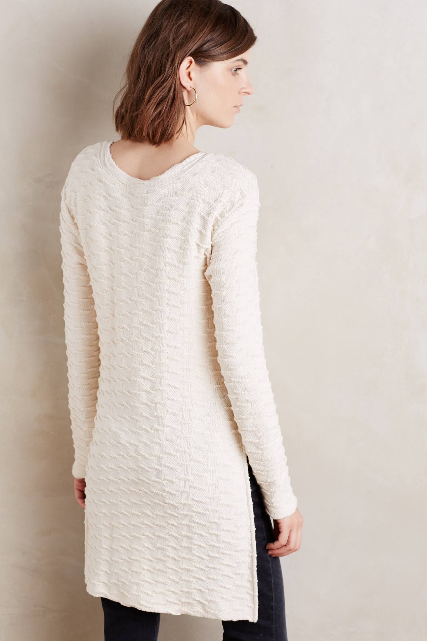 Textured High-Low Tunic