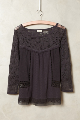 Lacework Peasant Top