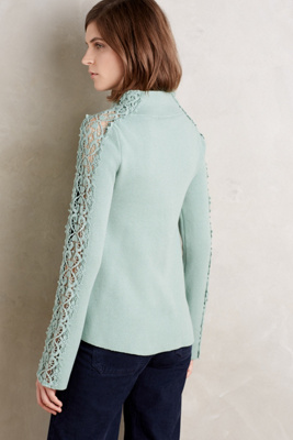 Laced Funnelneck Pullover