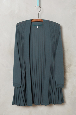 beautiful pleated cardigan