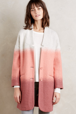 Blushed Colorblock Coat