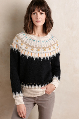 Beaded Fairisle Pullover