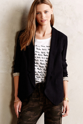 Camello Draped Blazer
