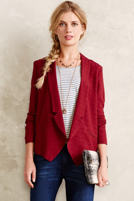 Camello Draped Blazer