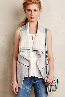 french terry oversized vest