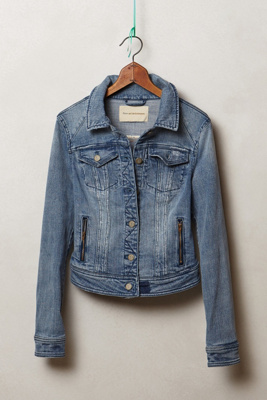 Pilcro Zip-Pocket Denim Jacket