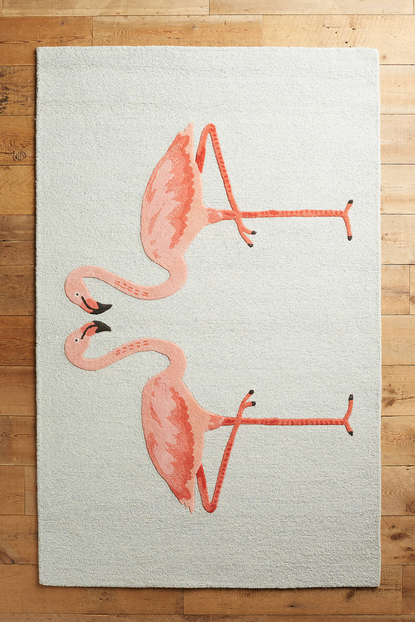 Pink Flamingos Rug