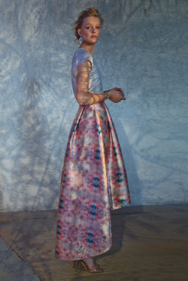 holiday, Indian, satin, high-low hem