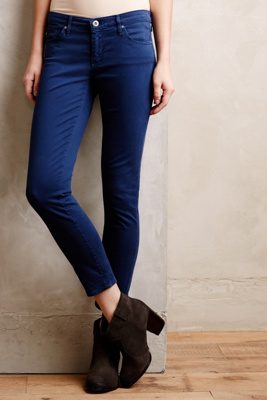 AG Stevie Ankle Sateen Jeans Faded Indigo 24 Tees