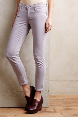 AG Stevie Ankle Sateen Jeans Cold Pigment Haze 26 P Tees