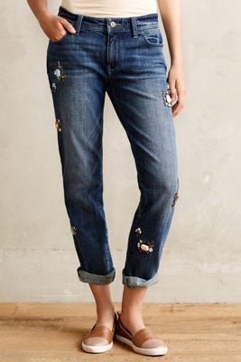 Pilcro Premium Hyphen Embellished Jeans Bejeweled 24 Denim