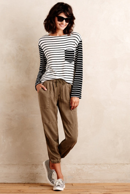 lyocell utility joggers