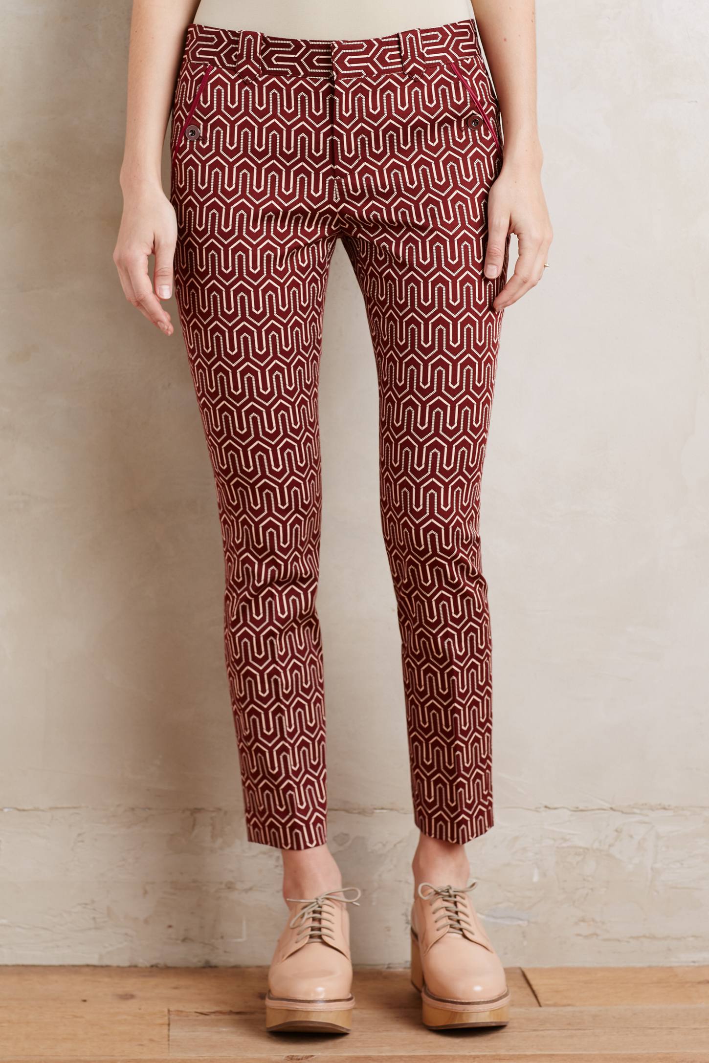 Patterned Charlie Trousers