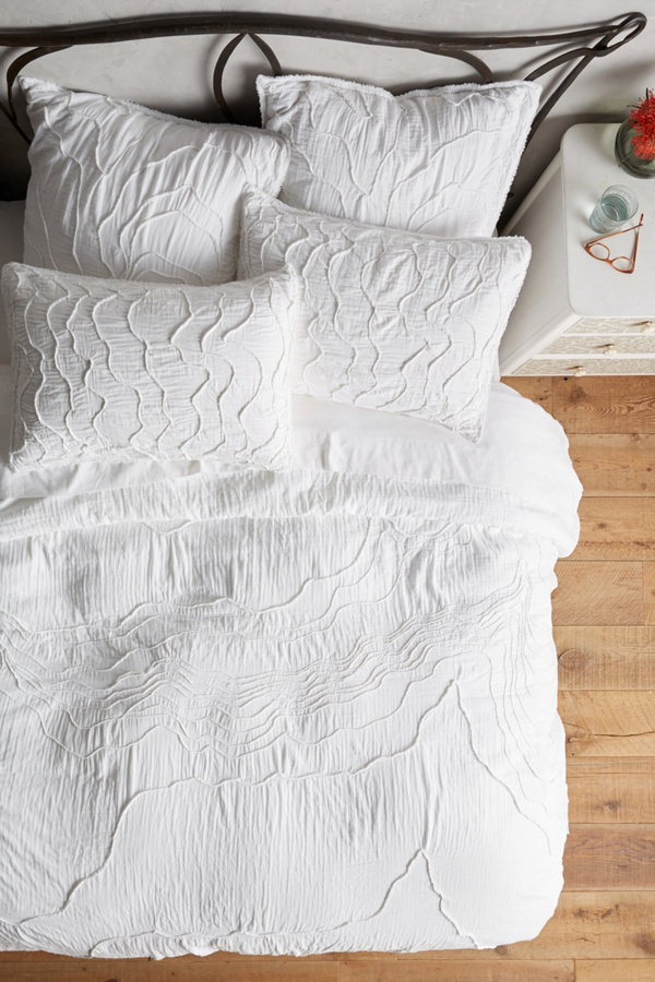 Textured Riji Euro Sham Anthropologie 2019 Trends Xoosha