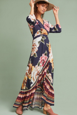 farm rio tea rose wrap dress
