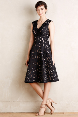 Lasercut Corsage Dress
