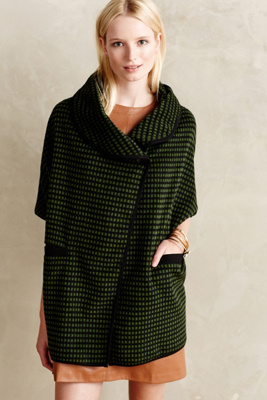 Punch Dot Cocoon Coat