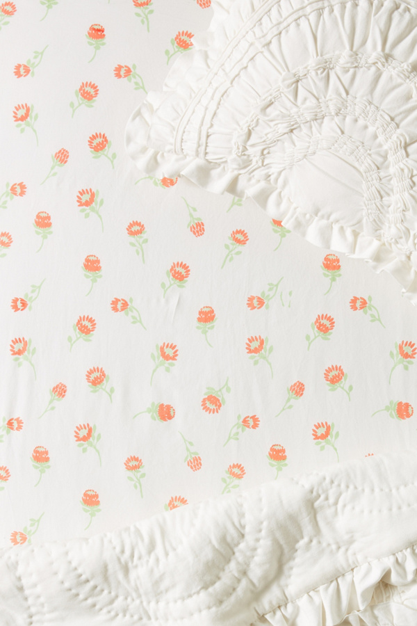 Faye Floral Crib Sheet Anthropologie 2019 Trends Xoosha