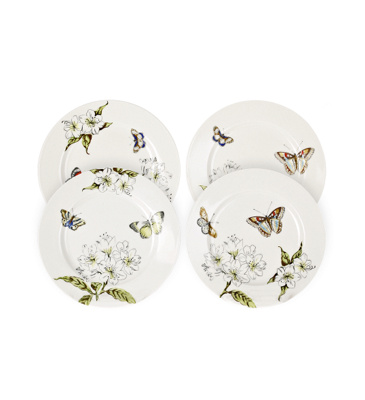 butterfly study dinnerware