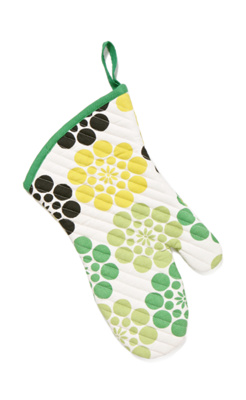 sparkle oven mitt