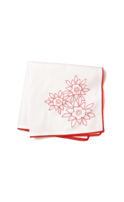 Zinnia Sketch Napkins