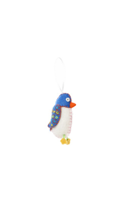 Felt Penguin Ornament