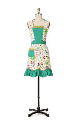 Winter Flora Apron