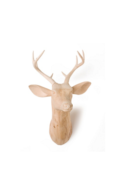 hand carved deer