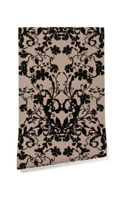 Liquid Floral Wallpaper, Sparse Garden