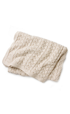 cableknit throw