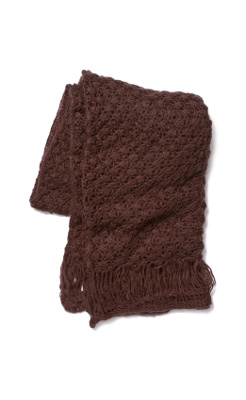 Handknit Popcorn Throw