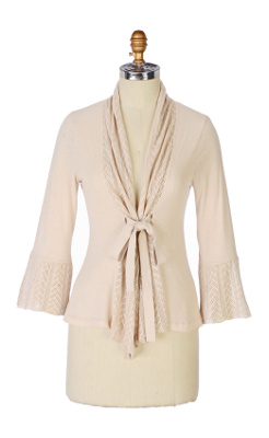 Acelin Cardi - Anthropologie.com :  romantic ivory bell sleeves anthropologie