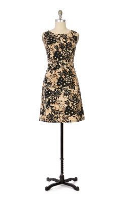 Parchment Flurry Dress